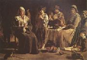 Louis Le Nain Peasant Family in an Interior (mk05) Sweden oil painting reproduction